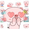 Cute Pinky Pig stickers