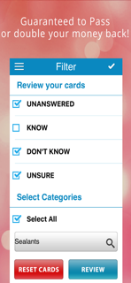Pediatric Dentistry Cram Cards screenshot 5