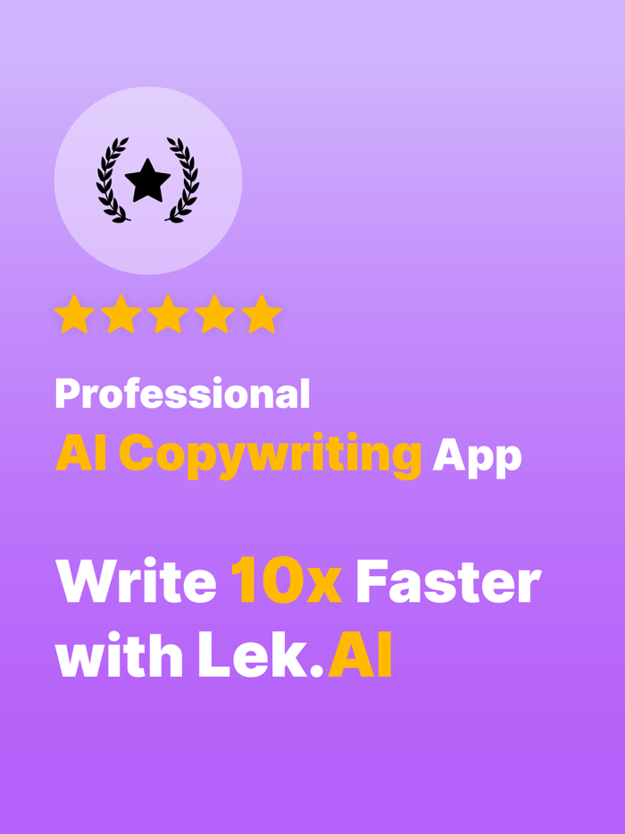 Lek - AI Writer Assistant