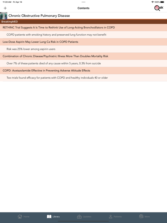 Screenshot #6 pour COPD @Point of Care™