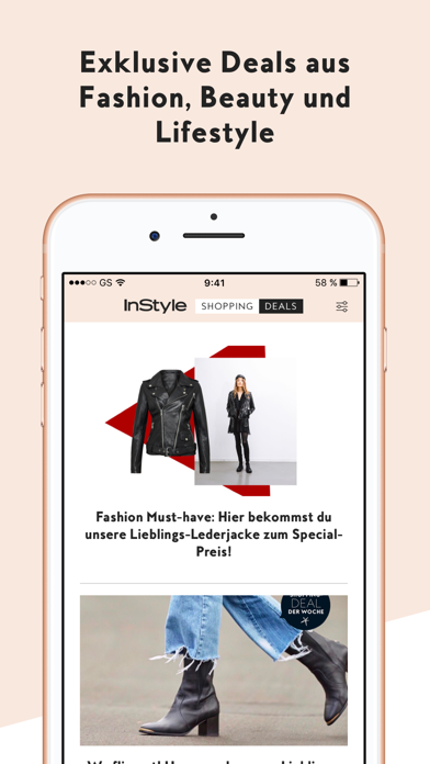 InStyle Shopping Deals Screenshot