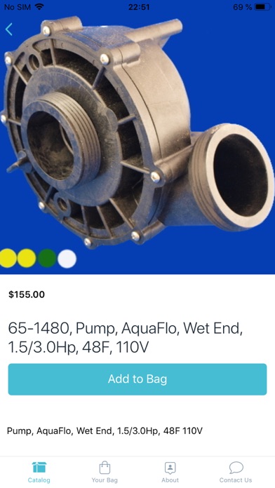Bullfrog Spa Parts Screenshot