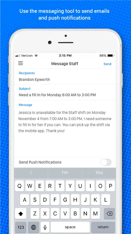 SchedulePop for Managers