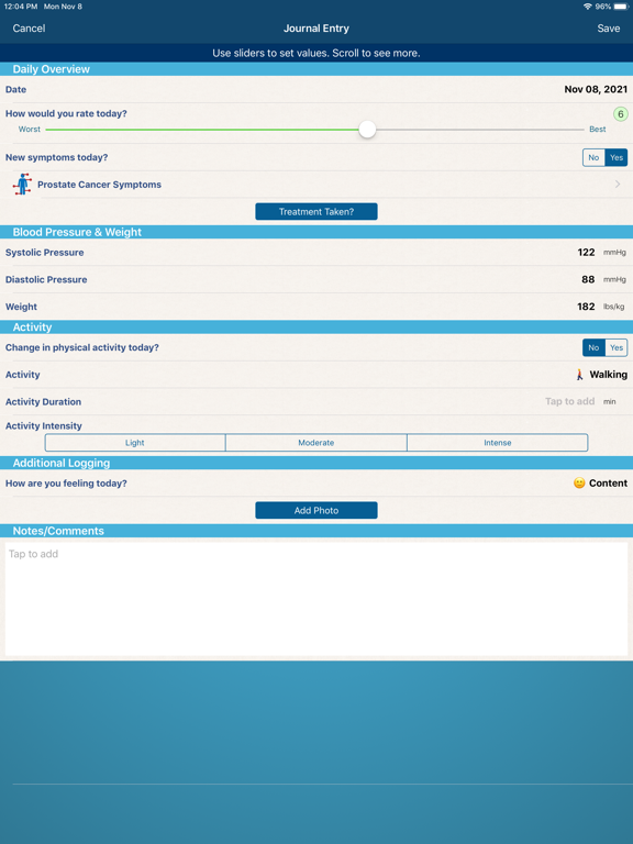 Screenshot #6 pour Prostate Cancer Manager