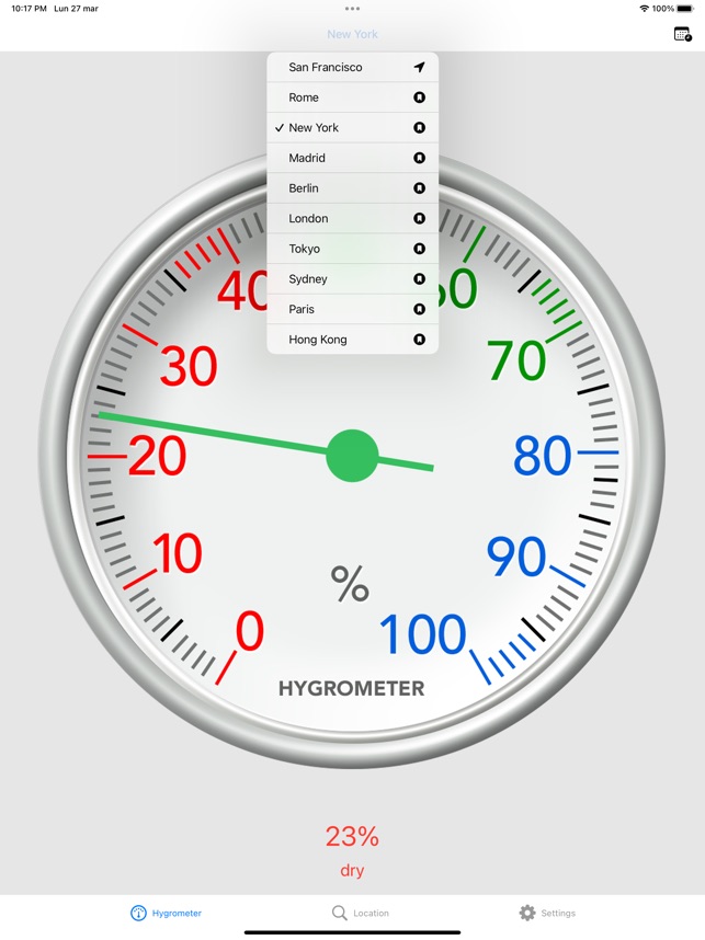 Hygrometer - Air humidity on the App Store