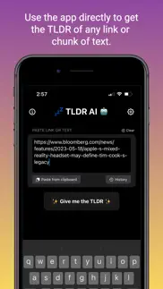 tldr ai iphone screenshot 3