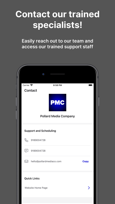 Pollard Media Screenshot