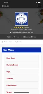 Bombay Blue Takeaway screenshot #5 for iPhone