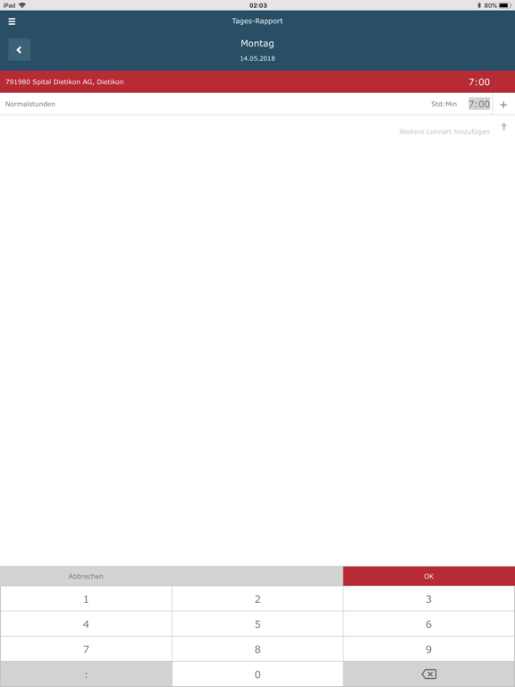 Screenshot #4 pour E@syWork Zeiterfassung