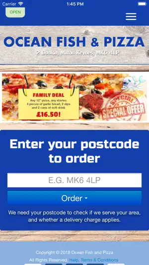 Ocean Fish and Pizza screenshot 1