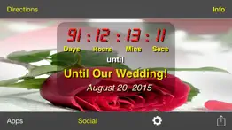 our wedding countdown iphone screenshot 2