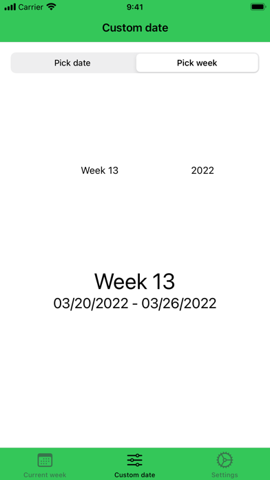 Calendar Week Screenshot