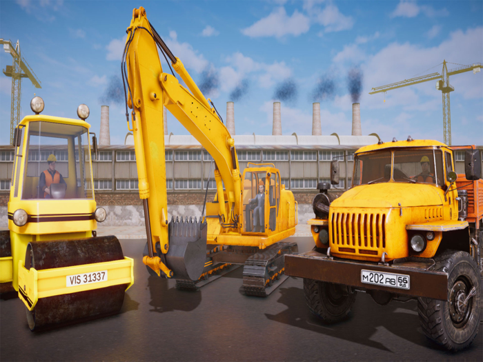 City Road Construction Builder