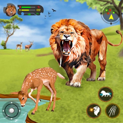 Lion Games 3D Simulator Jungle icon