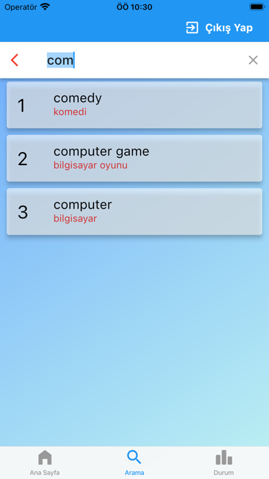 3 Sınıf İngilizce Screenshot