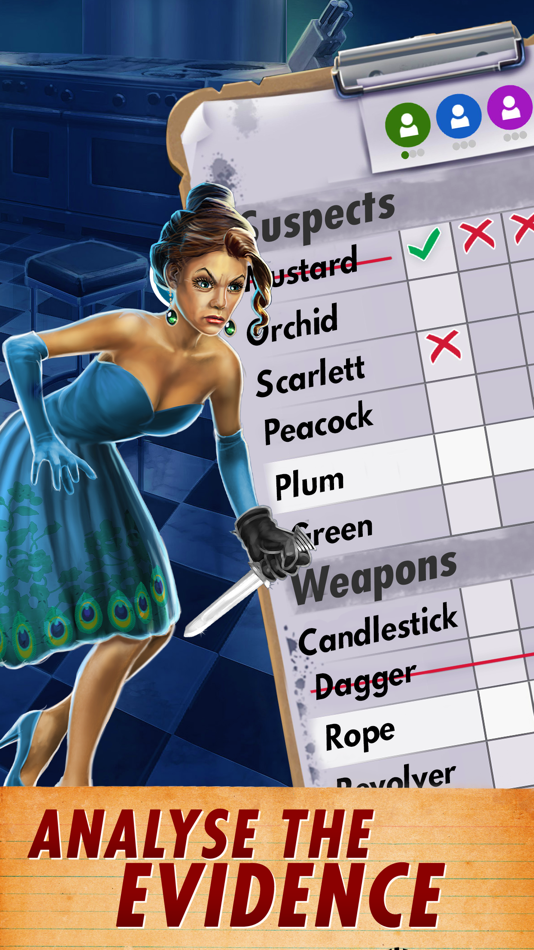 #3. Clue: Classic Edition (iOS) Podle: Marmalade Game Studio