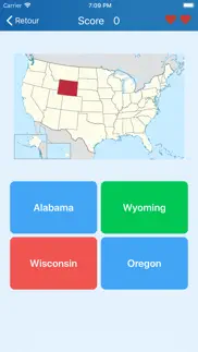 etats des usa - quiz iPhone Captures Décran 2