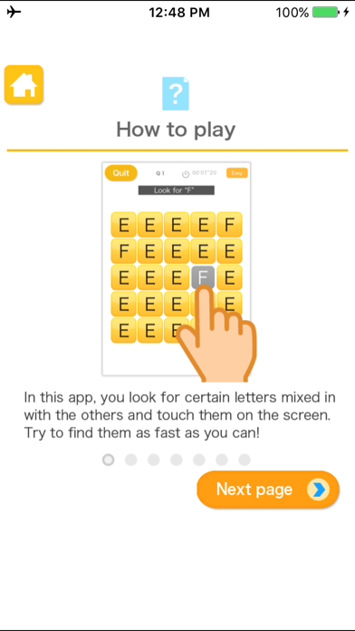 Find the letter (Play&Learn!) Screenshot