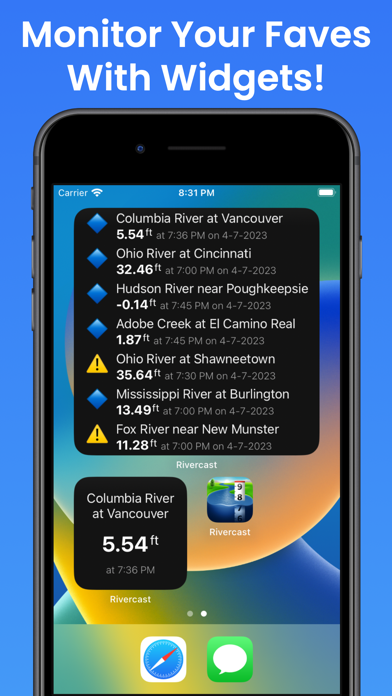 Rivercast - Levels & Forecasts Screenshot