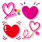 Hearts 2 Stickers app download