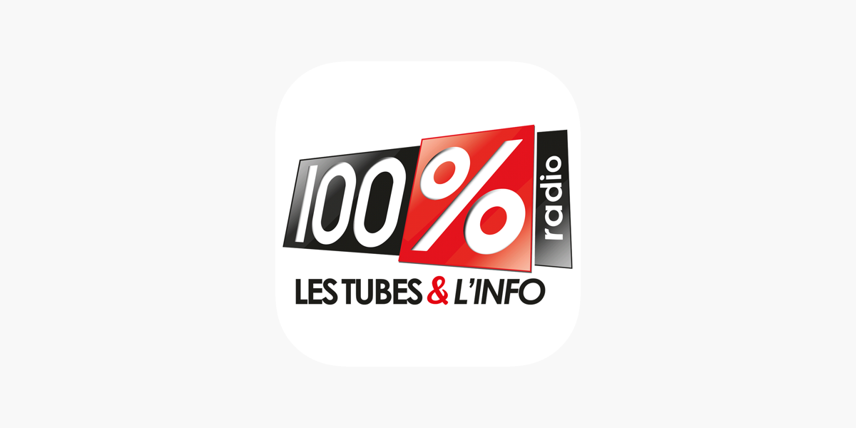 100% Radio -Les Tubes & L'Info dans l'App Store