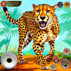 Snímky obrazovky (4) Wild Cheetah Simulator Game 3d