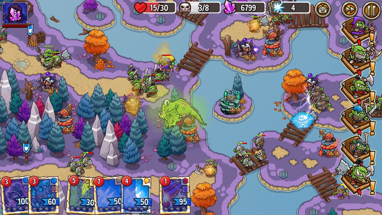 Crazy Defense Heroes Hack screenshot 8 - iOS game interface