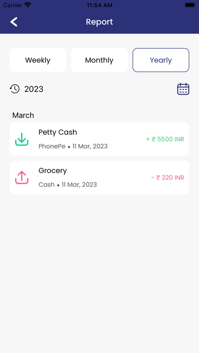 Income & Expense Tracker Screenshot