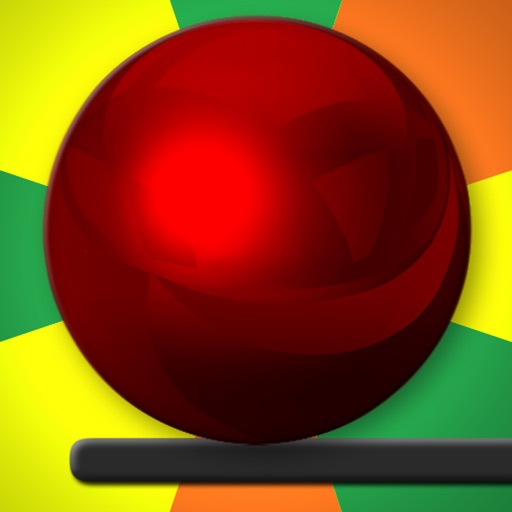 Crazy Red Ball and Walls Icon
