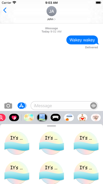 days of the week stickers Screenshot