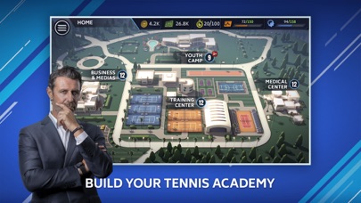 Tennis Manager Mobile Screenshot