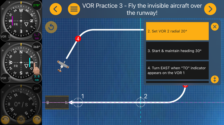 FlyGo VOR+ILS (IFR) Instructor - 3.8 - (iOS)