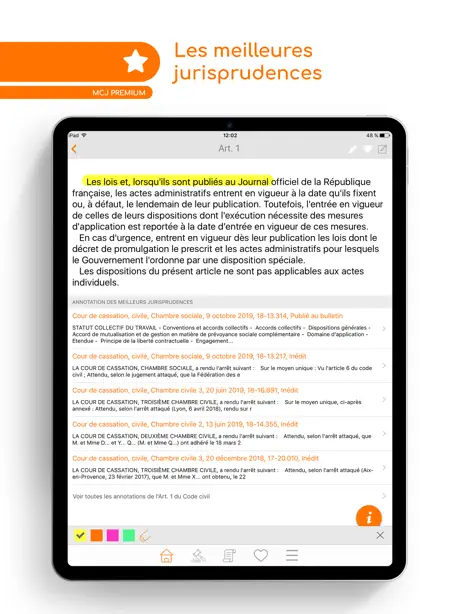 MCJ - Le droit français