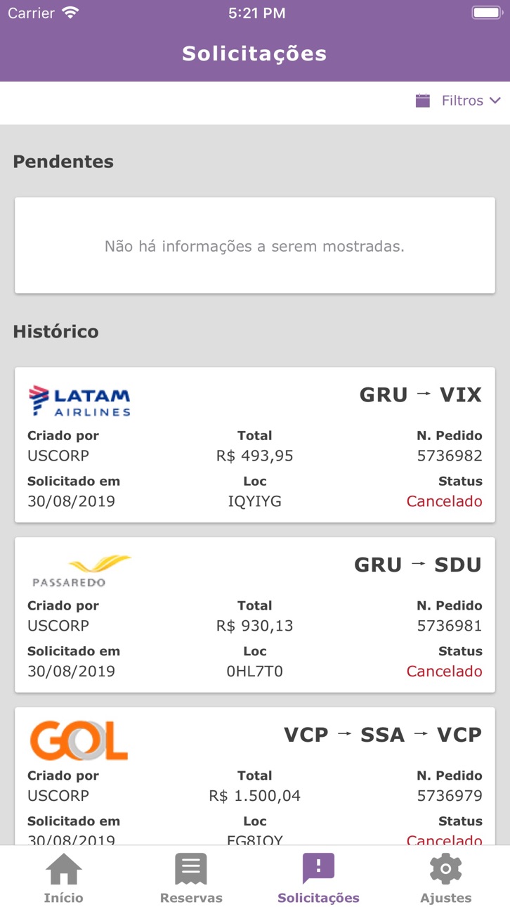 iPhone screenshot