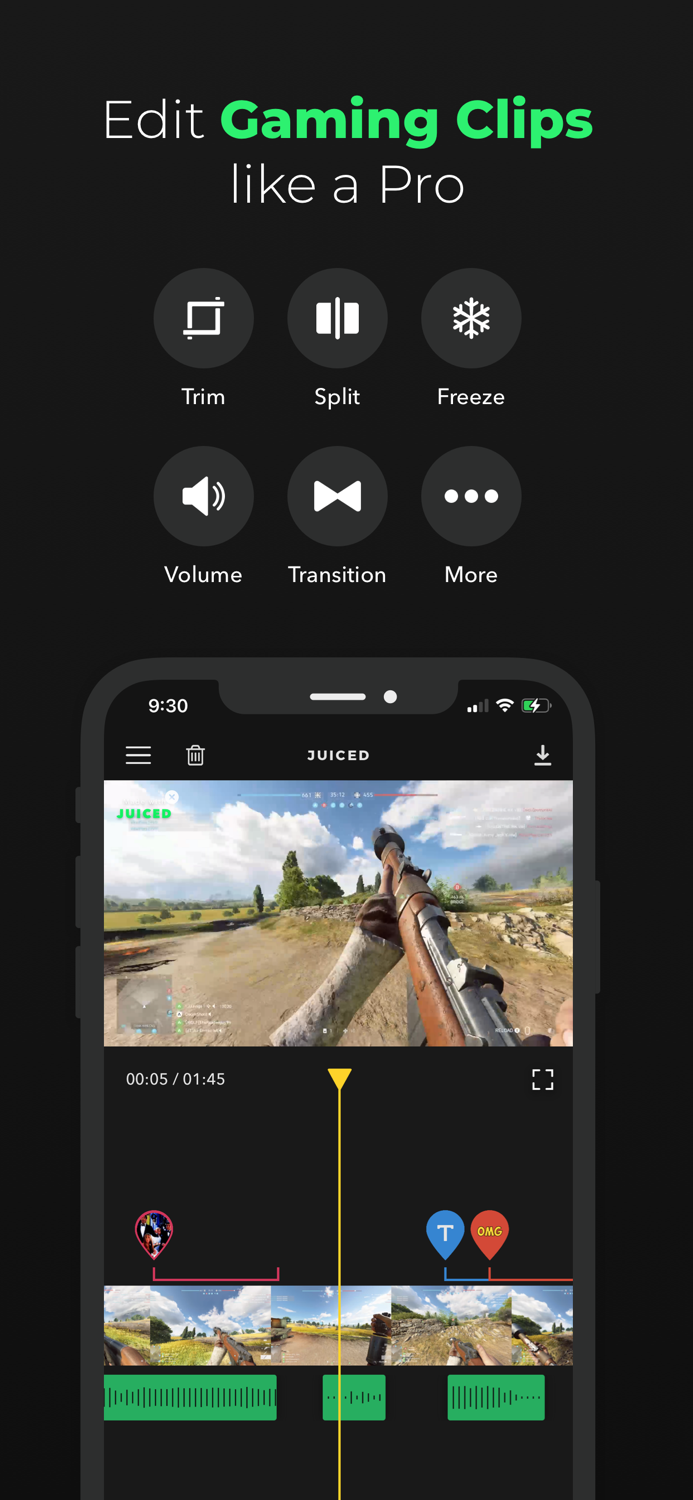 Juiced - Make Video Game Clips