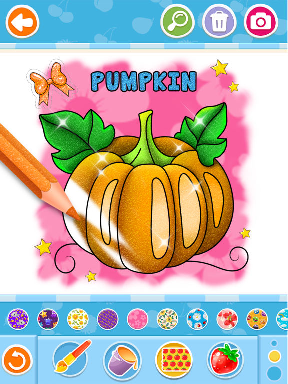 Screenshot #5 pour Glitter fruits coloring