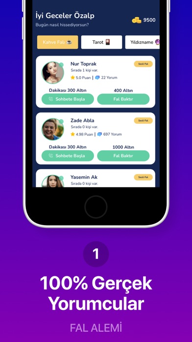 Fal Alemi:Live Fortune Tellers Screenshot