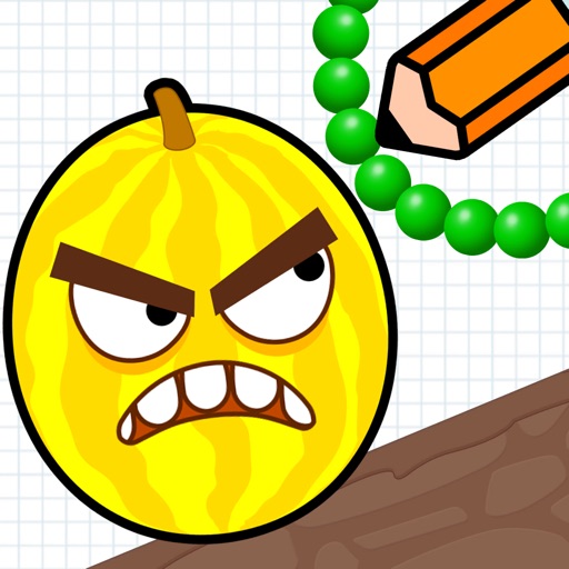 Draw to Smash Melon: IQ Test icon