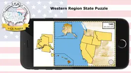 Game screenshot USA Puzzle • Geography hack