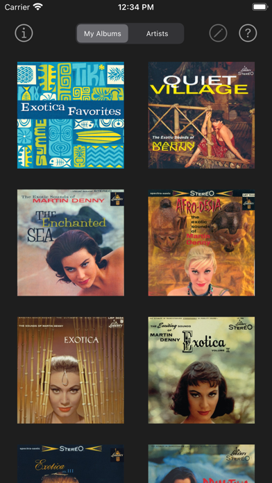Classic Exotica Albums Screenshot
