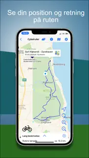 cykelruter i danmark iphone screenshot 2