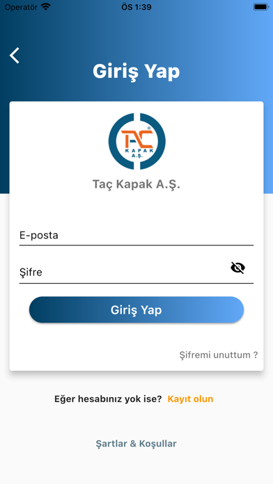 Taç Kapak A.Ş. Screenshot