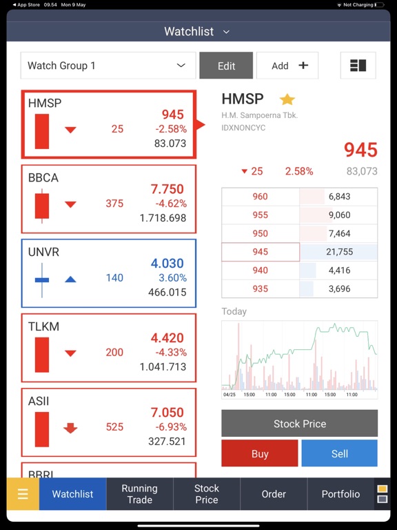 App screenshot