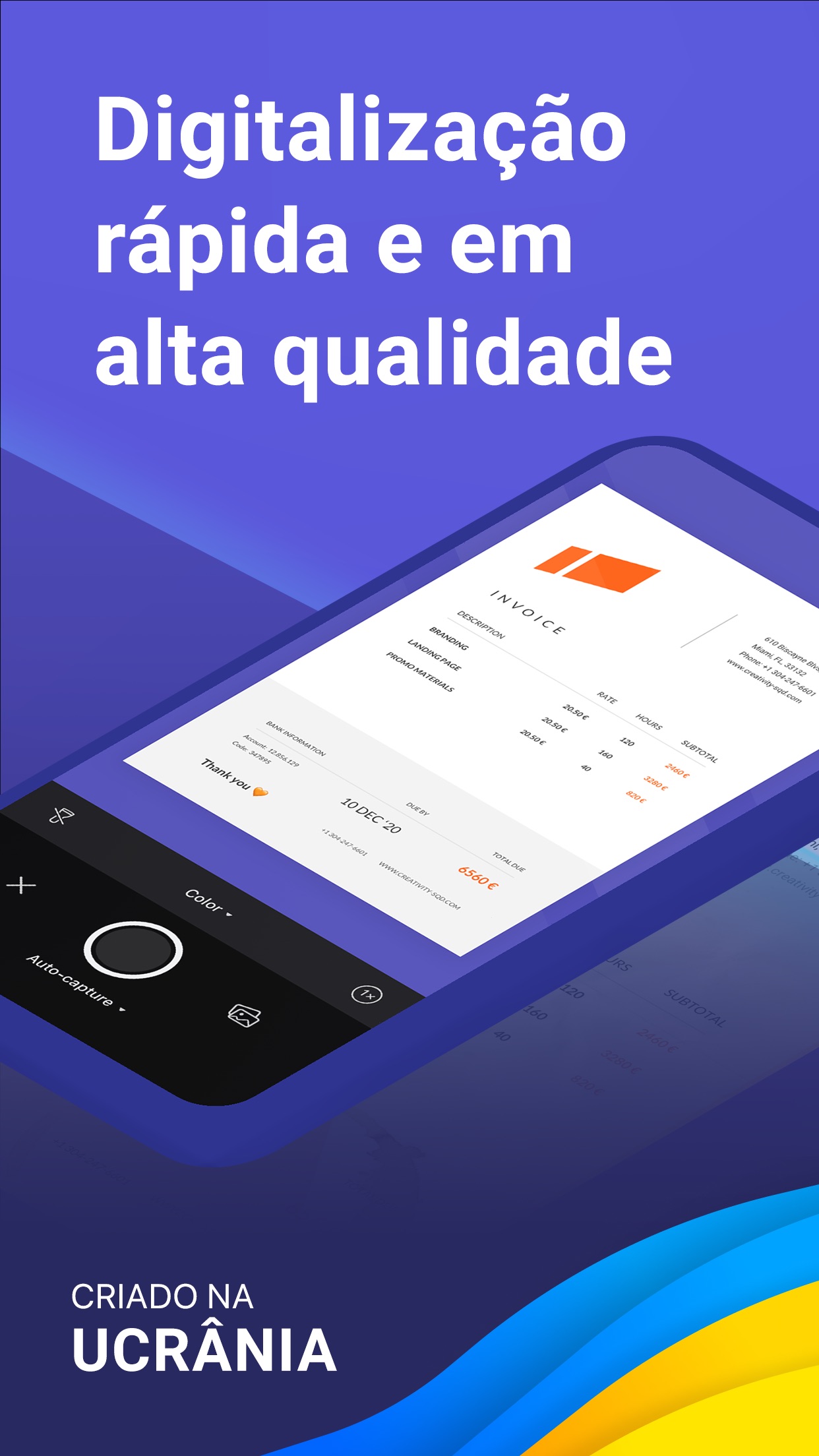 Screenshot do app Scanner Pro: Digitalizador PDF