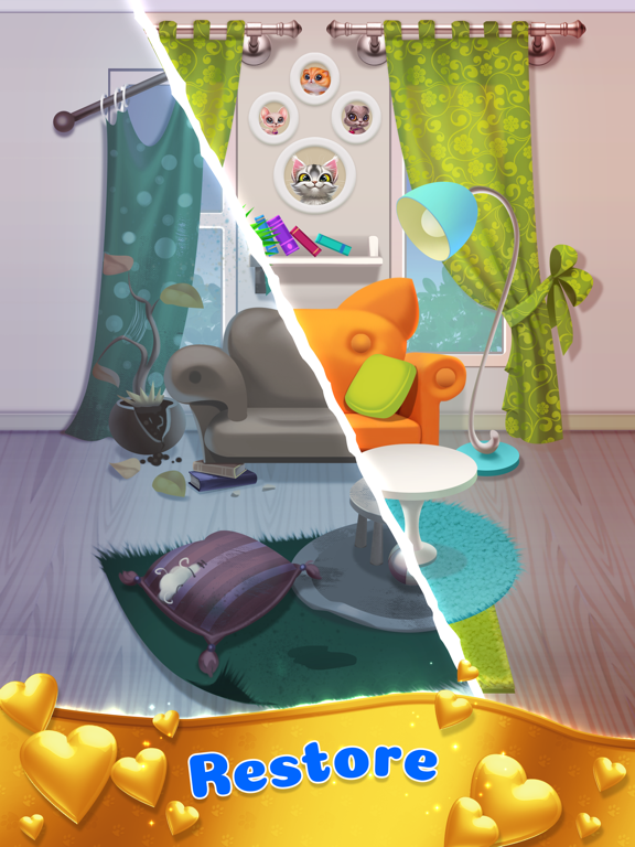 Cats – My Virtual Cat Merge iPad screenshot