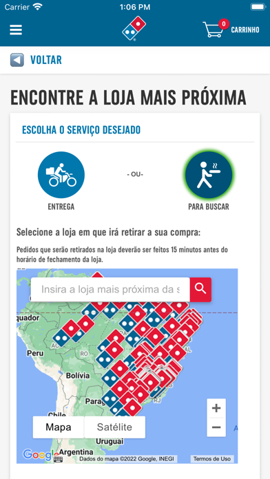 Domino's Pizza Brasil Screenshot