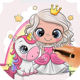 Coloring Princess for Kids