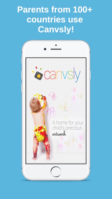 Canvsly - Save kids Artwork Screenshot