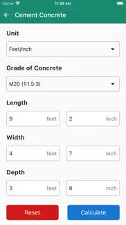 all construction calculators iphone screenshot 2