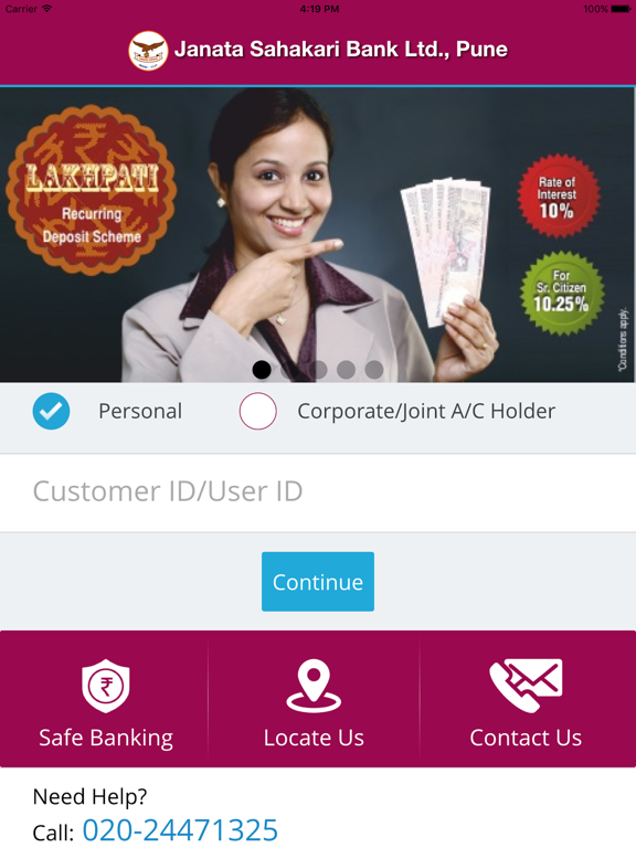 Screenshot #5 pour Janata Bank Mobile App